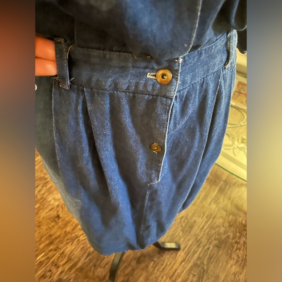 80’s Vintage Denim Dress - Picture 2 of 11